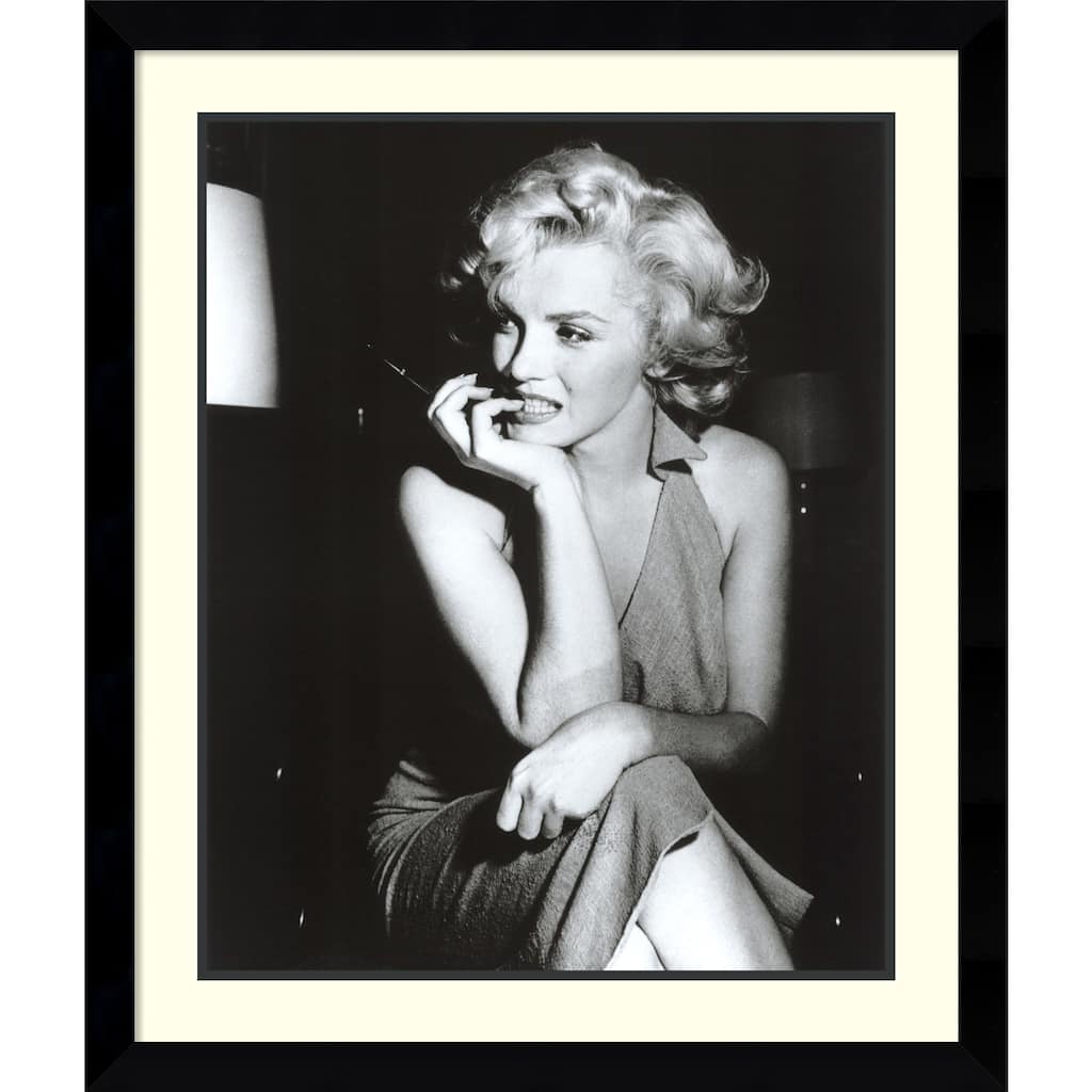 Framed Art Print 'Marilyn Monroe, Hollywood 1952' 30 x 36-inch