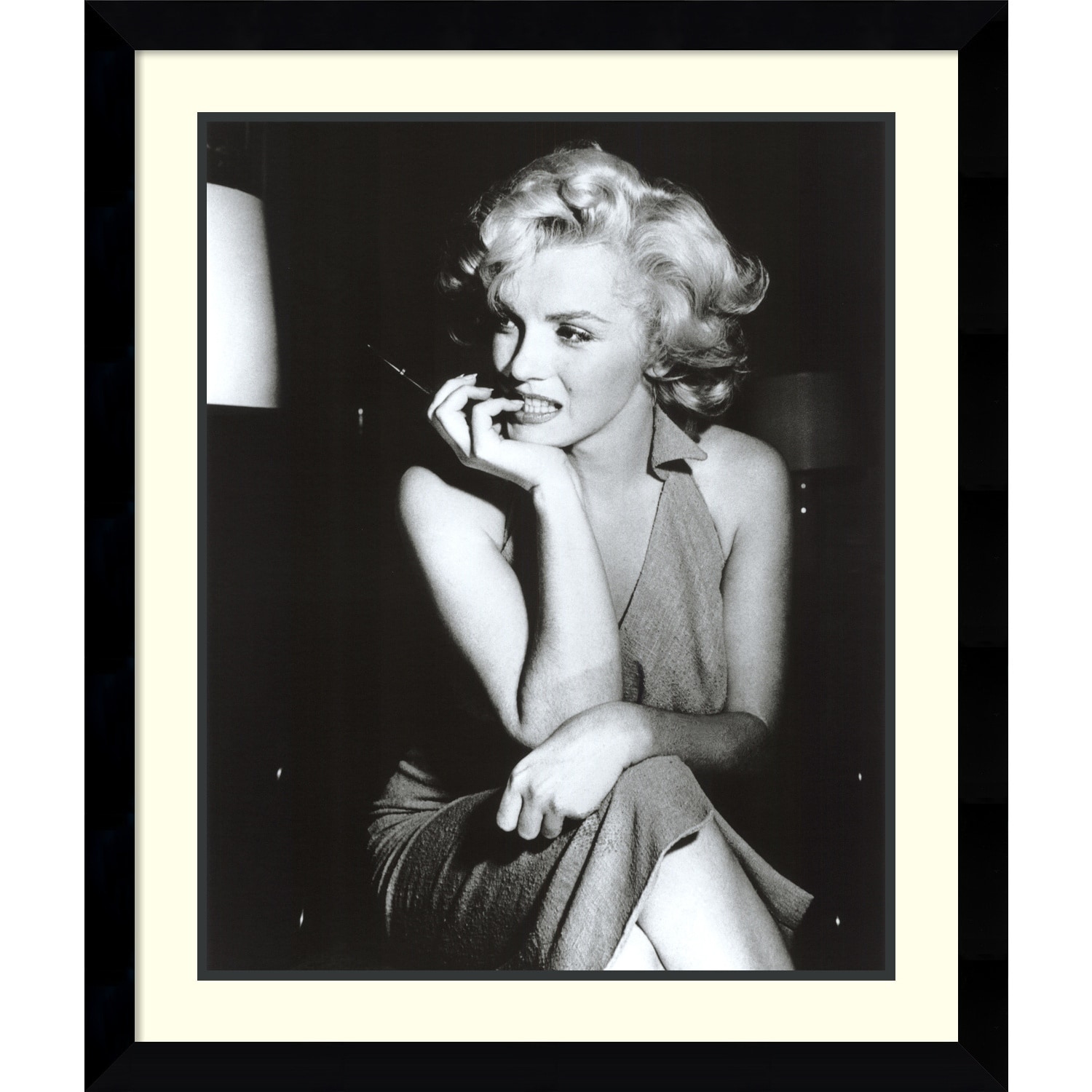 Framed Art Print 'Marilyn Monroe, Hollywood 1952' 30 x 36-inch