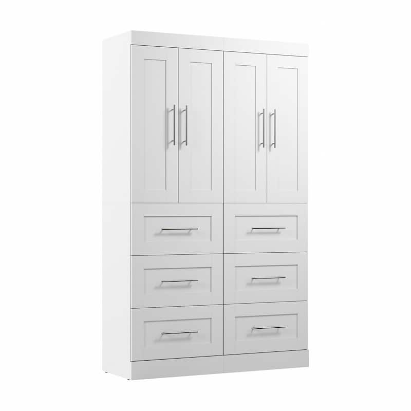 Pur 50W Closet Organization System with Drawers by Bestar