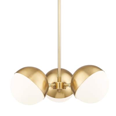 Z-Lite 7517-3 Realm Sphere 3 Light 18" Wide Chandelier