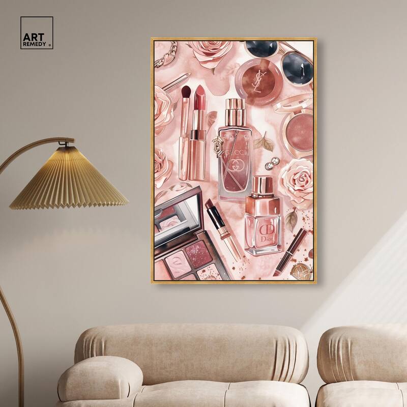 Glam Sparkle Lay Out Canvas by Art Remedy