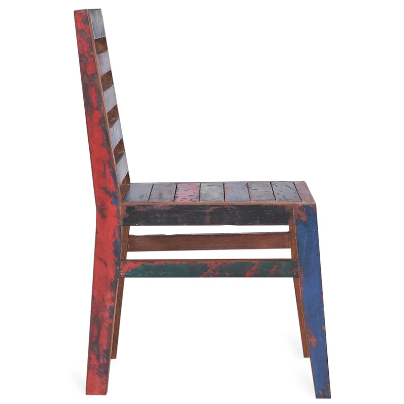 Chic Teak Marina Del Rey Dining Chair made from Recycled Teak Wood Boats