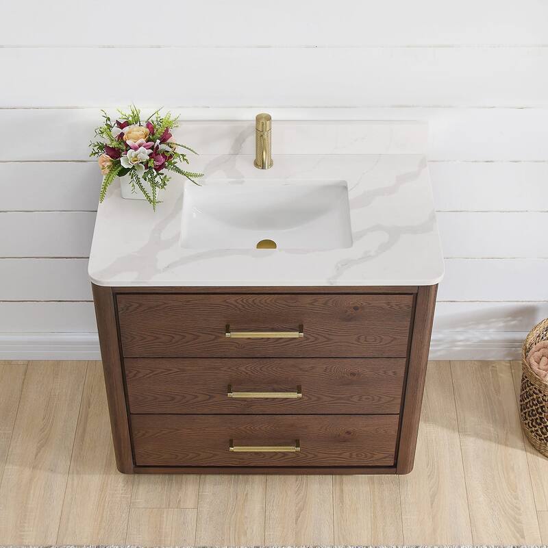 Miseno MV-NM-706536 Porto 36" Free Standing Single Basin Vanity Set