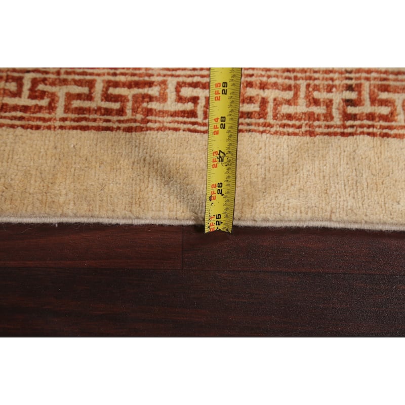 Gabbeh Kashkoli Runner Rug Wool Hand-knotted Oriental Hallway Carpet - 2'8" x 8'9"