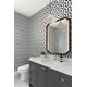 preview thumbnail 6 of 6, Seabrook Designs Parket Geometric Honeycomb Unpasted Wallpaper