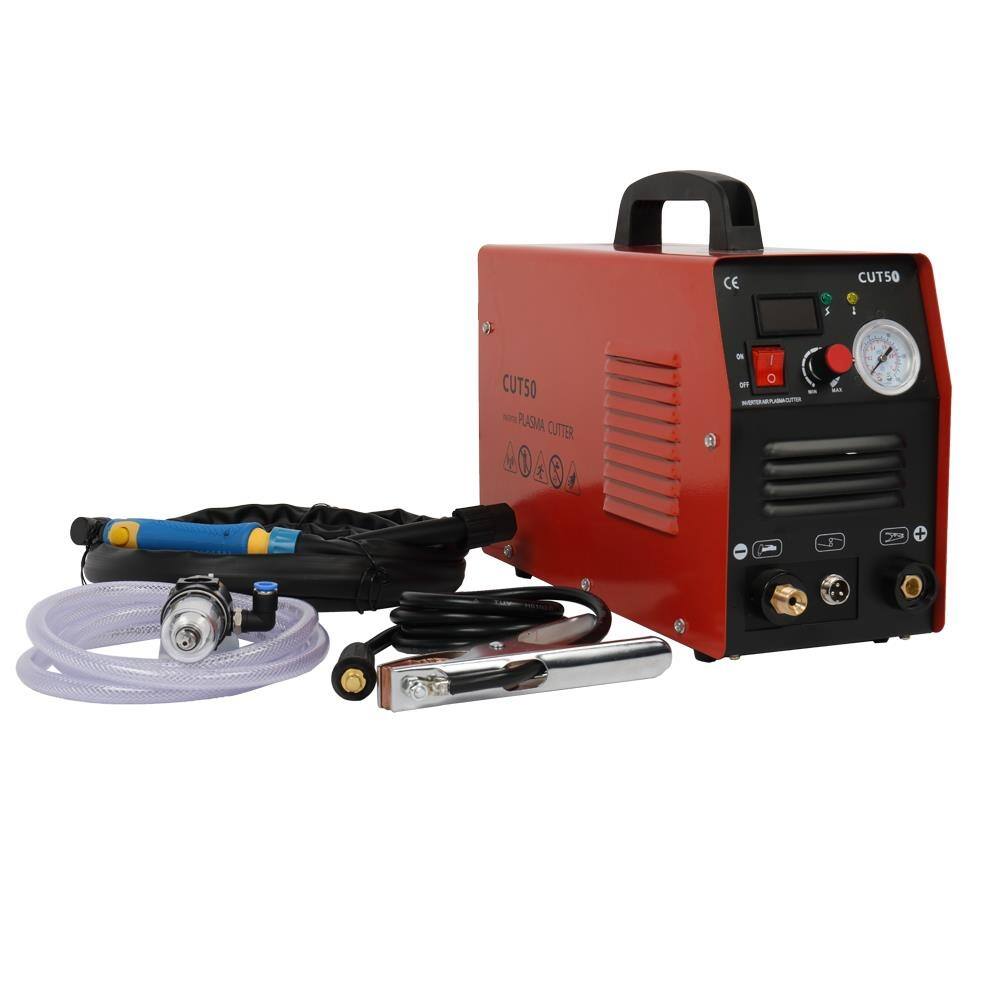 110V CUT50 Plasma Cutter Welding Machine, Red - N/A