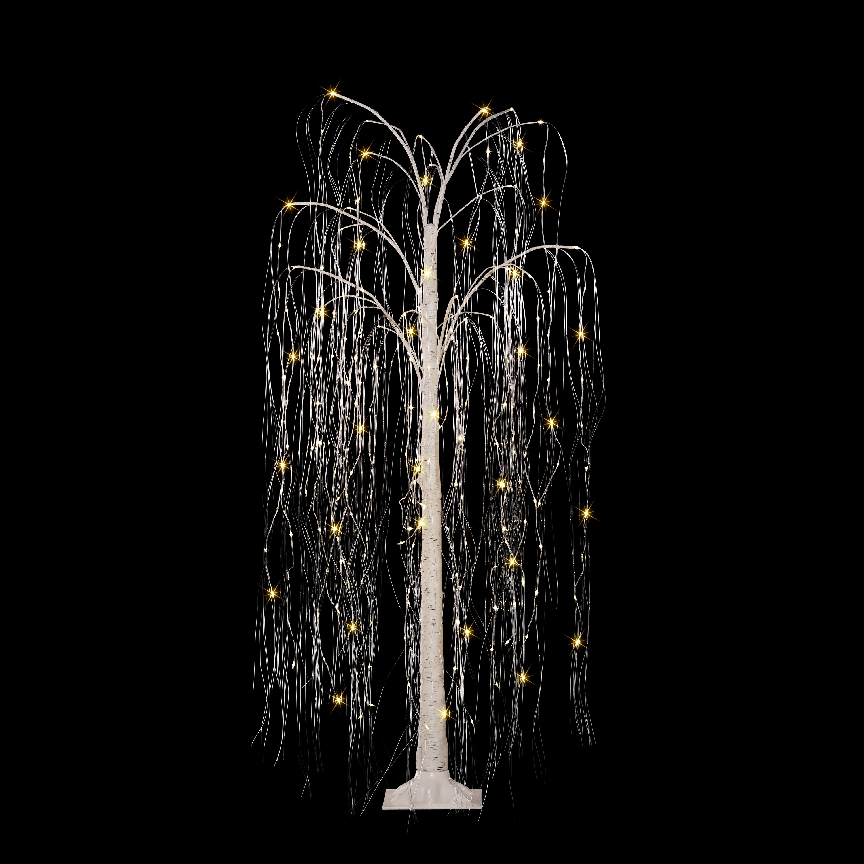 Puleo International 5 ft. Pre-Lit Outdoor Willow Tree