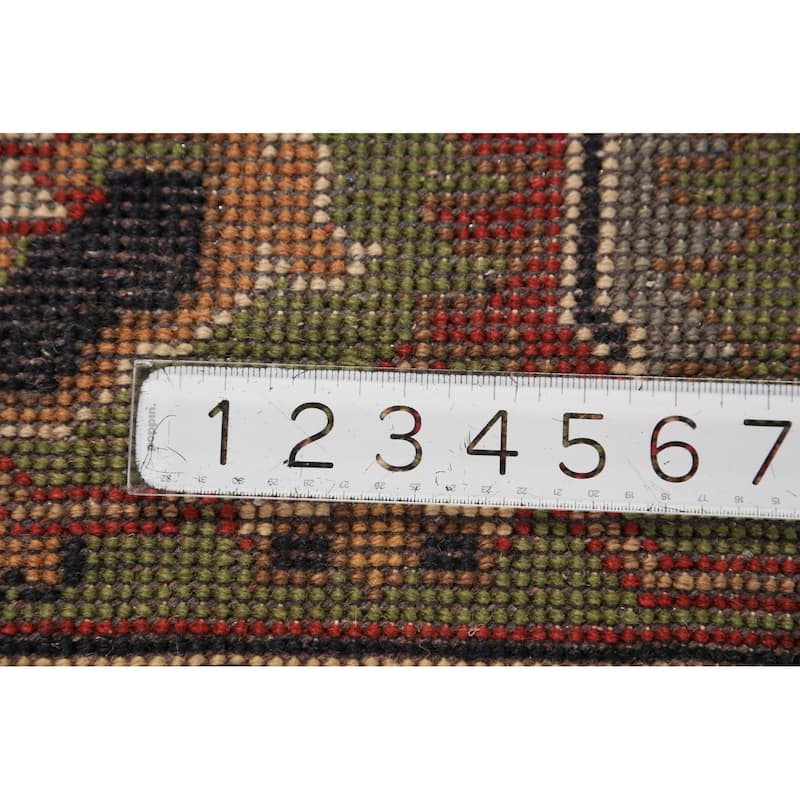 All-Over Large Oushak Indian Rug Handmade Wool Carpet - 8'11"x 18'0"