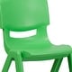 preview thumbnail 20 of 22, 2 Pack Plastic Stackable School Chair with 15.5"H Seat