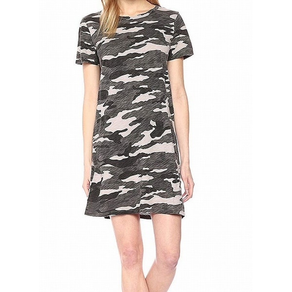 camo tee shirt dress