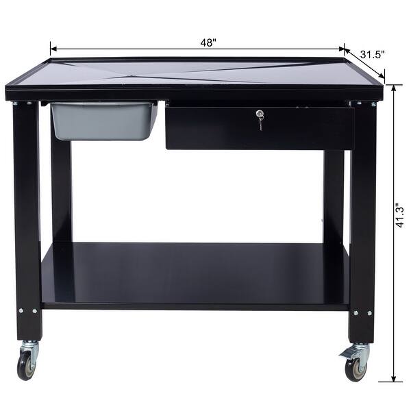 Empty Transmission Racks Transmission Teardown Work Station 1/2 Ton Capacity Sloping Drain Table ...
