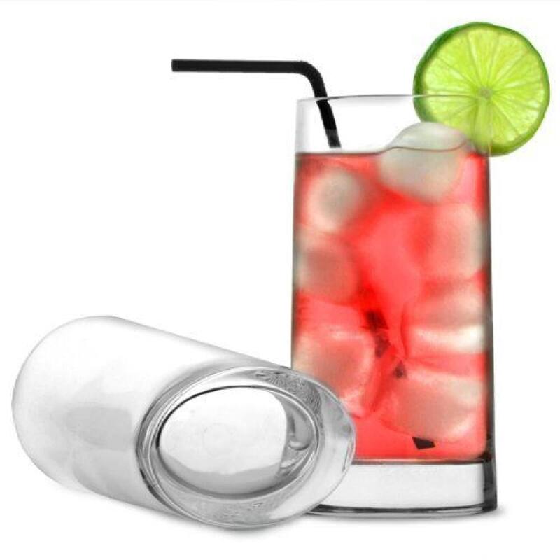 Luigi Bormioli Set of 6 Vronese Beverage Drinking Glasses - 14.5 oz