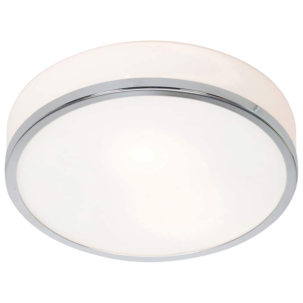 Access Lighting Aero 1-light 10 inch Chrome Flush Mount