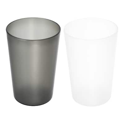 2pcs Bathroom Toothbrush Tumblers PP Cup 4.52"x3.03"