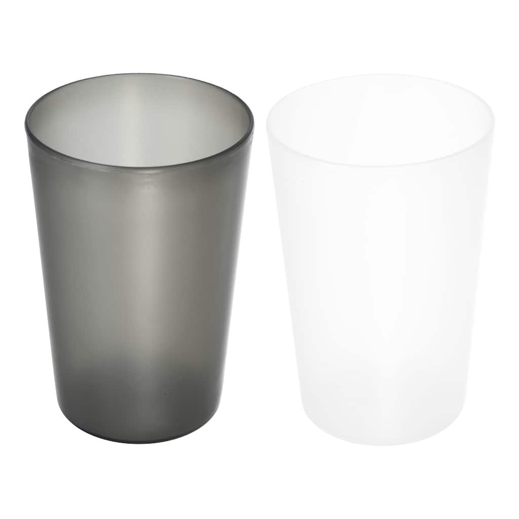 2pcs Bathroom Toothbrush Tumblers PP Cup 4.52"x3.03"