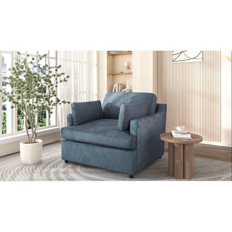 37" Accent Chair with Pillows