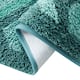 Clara Clark Non Slip Shaggy Bath Rug Set - Chevron Design Ultra Soft Bathroom Mat