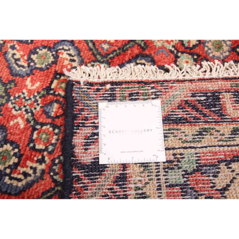 ECARPETGALLERY Hand-knotted Andelz Red Wool Rug - 2'11 x 9'6