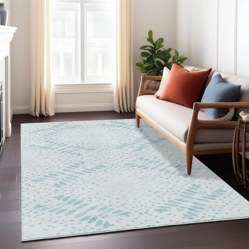 Machine Washable Indoor/ Outdoor Chantille Global Boho Rug