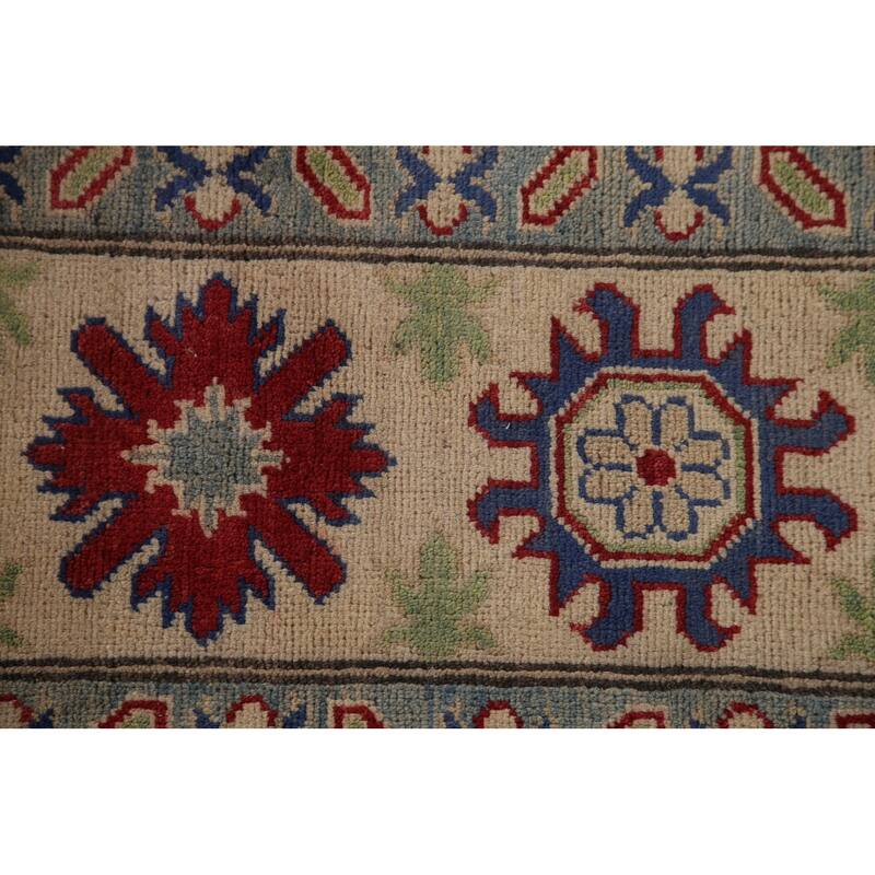 Traditional Red Kazak Area Rug Handmade Wool Carpet - 8'2" x 9'10"