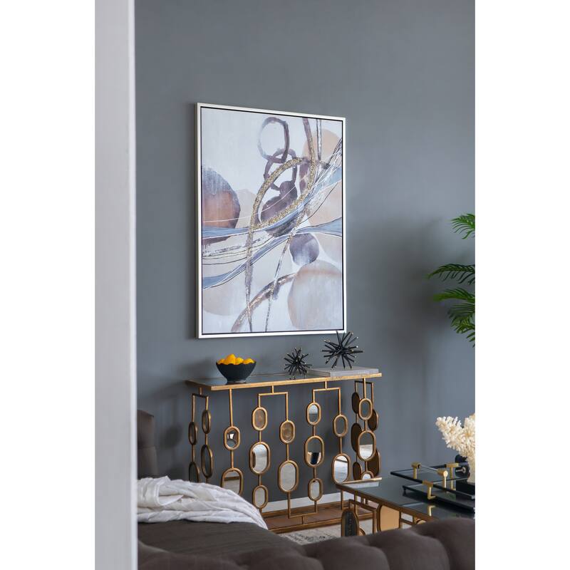 35.4x47.2x1.5" Rectangle Abstract Watercolor Oil Painting