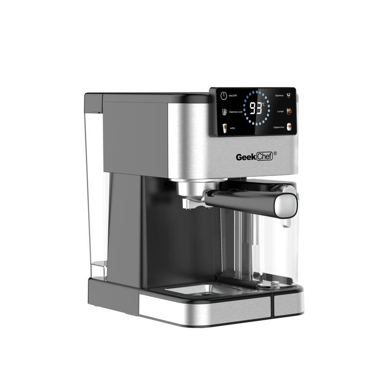 Anmytek 20 Bar Home Barista Espresso Machine Automatic Milk Frother TouchScreen ESE POD Cappuccino Latte