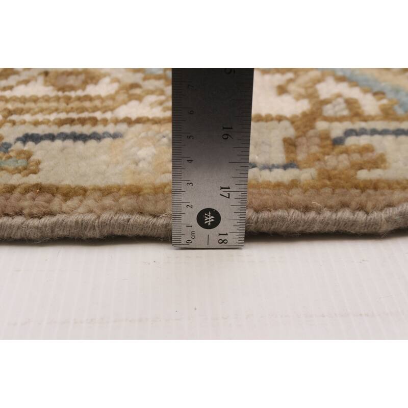 ECARPETGALLERY Hand-knotted Jules Serapi Taupe Wool Rug - 7'11 x 9'10