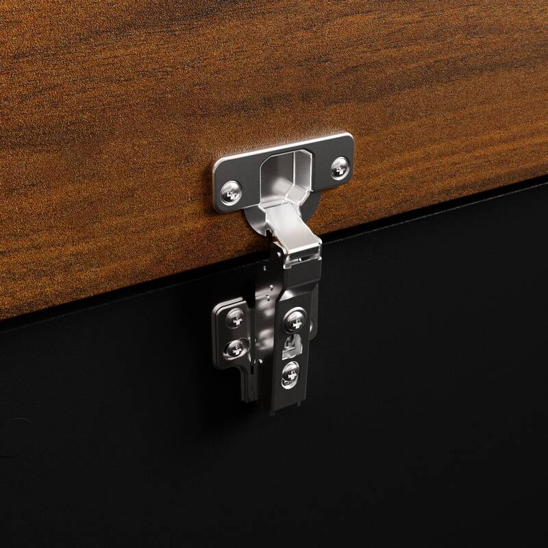 Corner Entryway Bench w/Hidden Storage White Oak Finish Shoe Cabinet