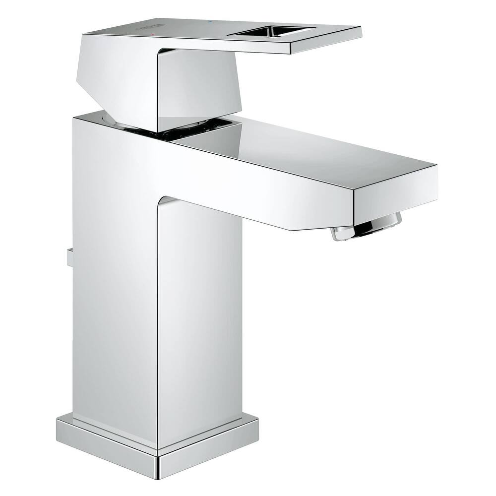 Grohe Eurocube 1.2 GPM Single Hole Bathroom Faucet with SilkMove and
