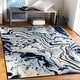 preview thumbnail 1 of 8, Livabliss Cecelia Contemporary Navy Area Rug 7' 10" x 10' 3" - Navy