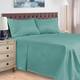 Egyptian Cotton 400 Thread Count Solid Bed Sheet Set by Superior - Twin XL - Teal