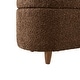 preview thumbnail 15 of 50, INK IVY Bailey Boucle-Style Curved Storage Accent Bench