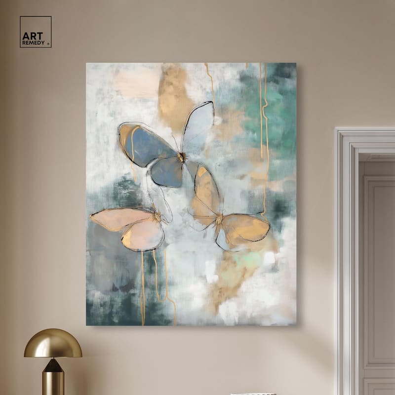 Butterflies Dream II Canvas by Art Remedy, Gallery Wrapped