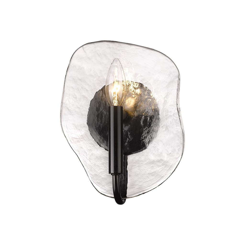 Golden Lighting Samara 1-light Wall Sconce in Matte Black
