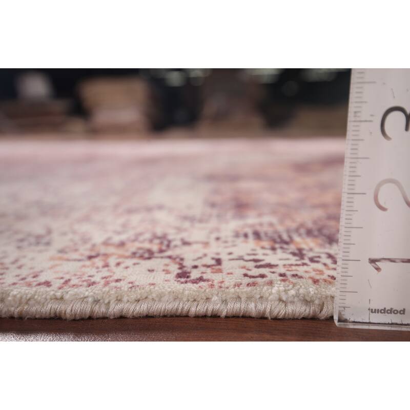 Abstract Modern Area Rug Hand-Knotted Wool Carpet - 4'10"x 7'8"