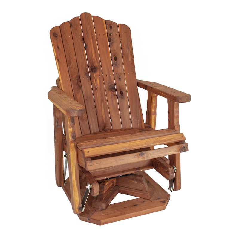 American Furniture Classics Model MM101 SOLID CEDAR ADIRONDACK Swivel Glider