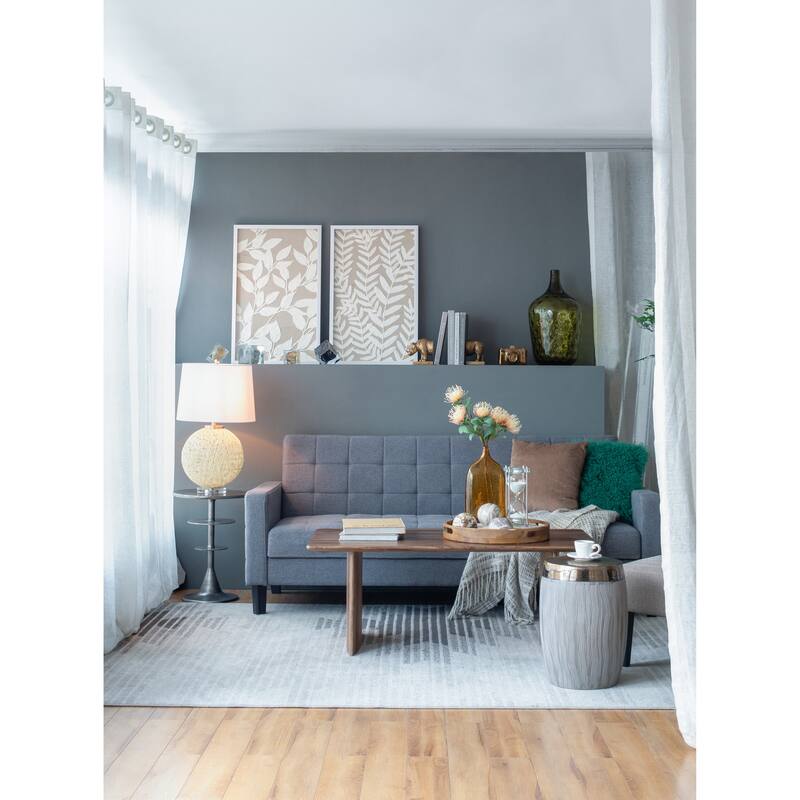 Table Lamp with Beige Paper Base