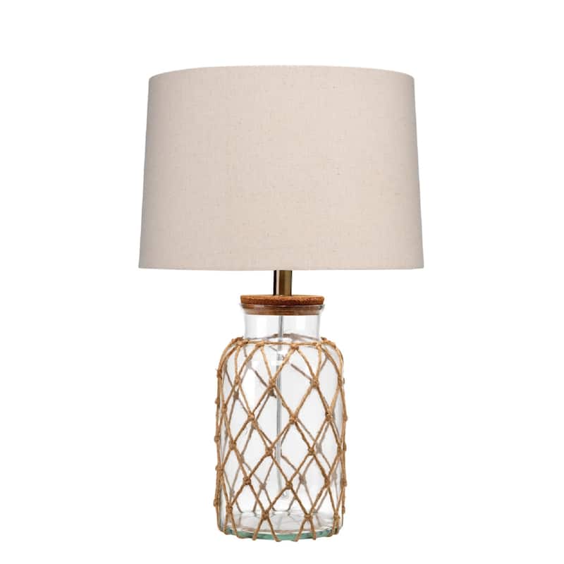 Alden Décor Riley Glass Table Lamp