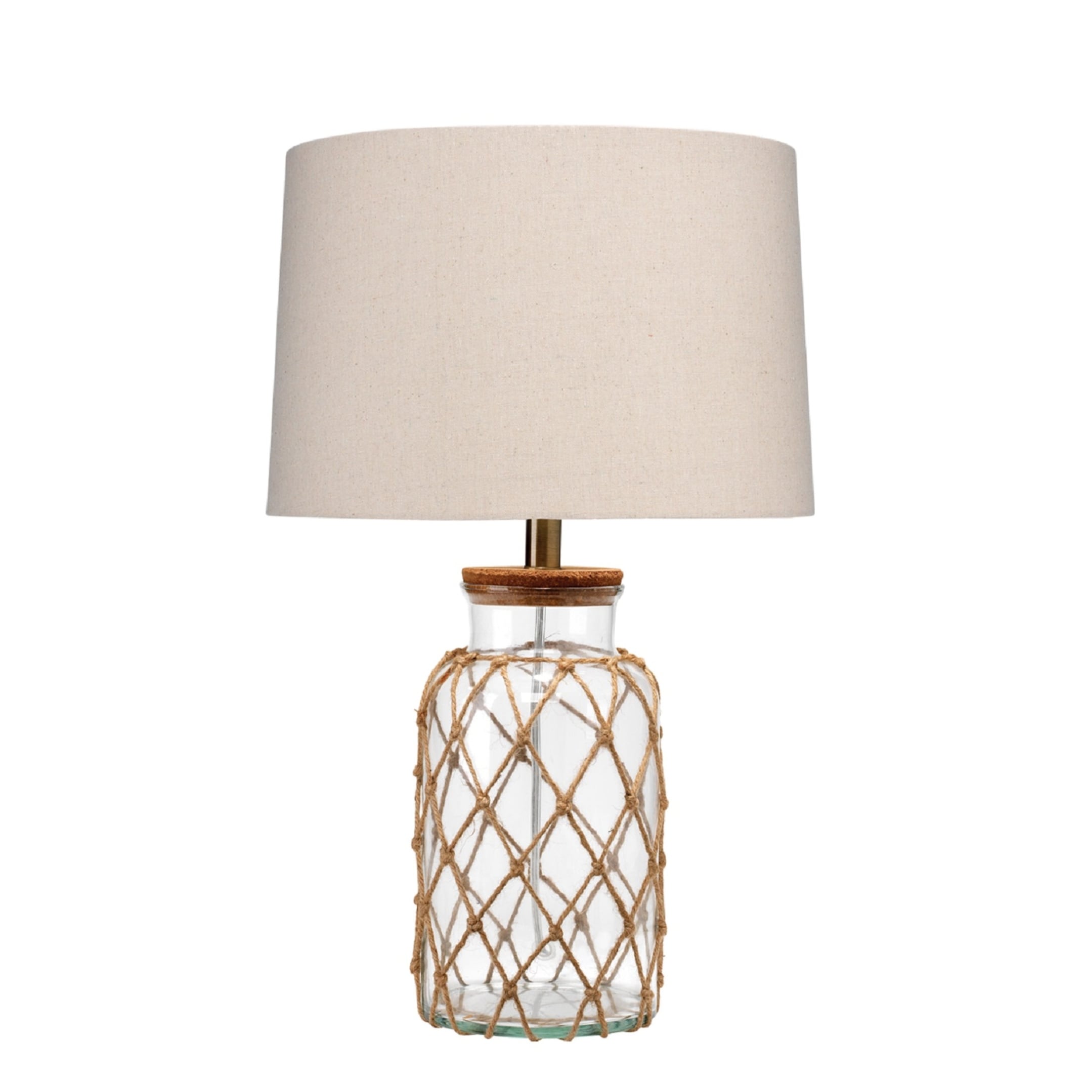 Clear bubble glass table lamp top