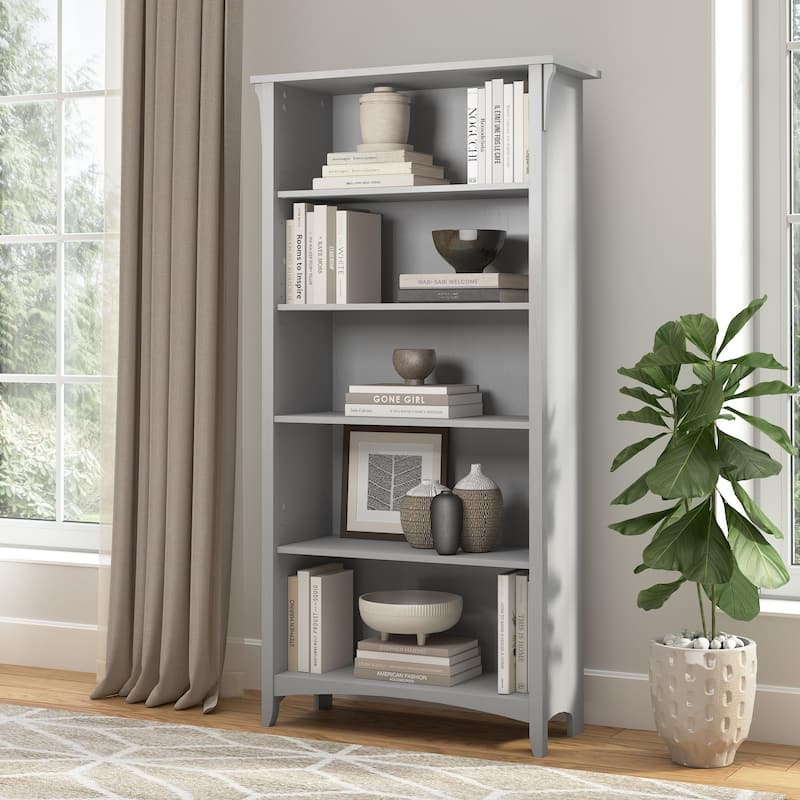 Bush Home Salinas Tall 5 Shelf Bookcase