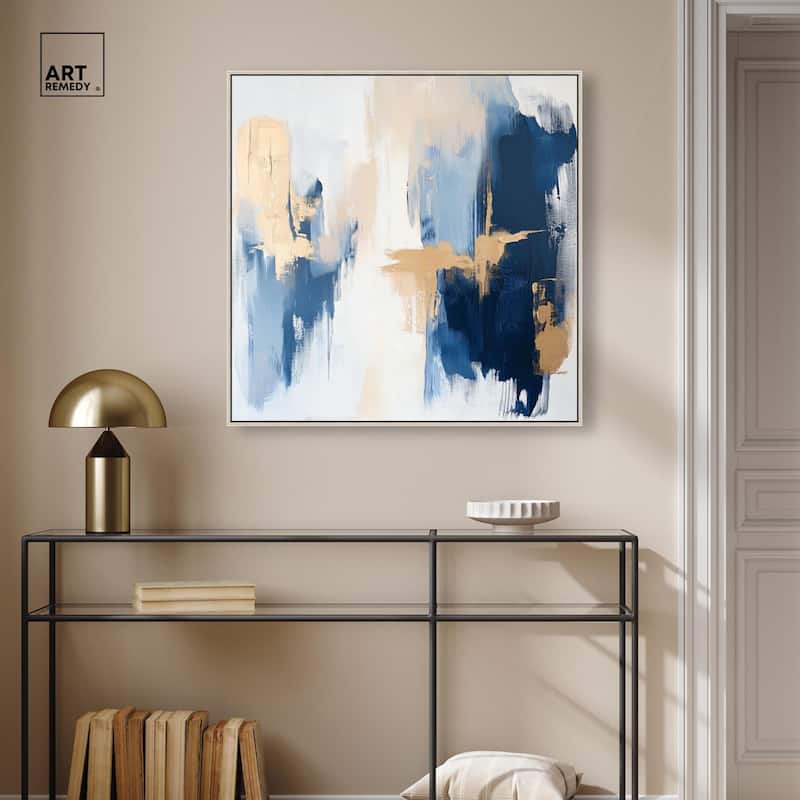 Tranquil Blue Depths II Canvas by Art Remedy