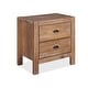 preview thumbnail 7 of 25, Montauk Solid Wood 2-drawer Nightstand