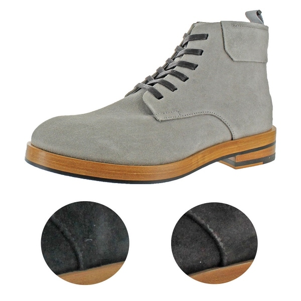 suede calvin klein boots