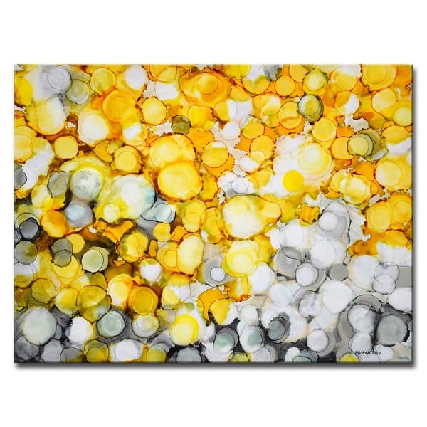 slide 1 of 6, 'River Gold' Wrapped Canvas Wall Art by Norman Wyatt Jr.