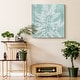 preview thumbnail 16 of 14, Seaweed on Aqua I -Premium Gallery Wrapped Canvas