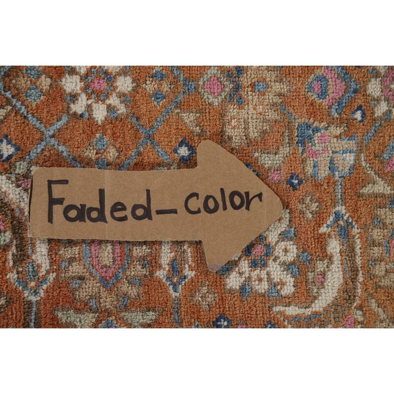 Vegetable Dye Bidjar Persian Antique Area Rug Handmade Wool Carpet - 8'2"x 10'8"