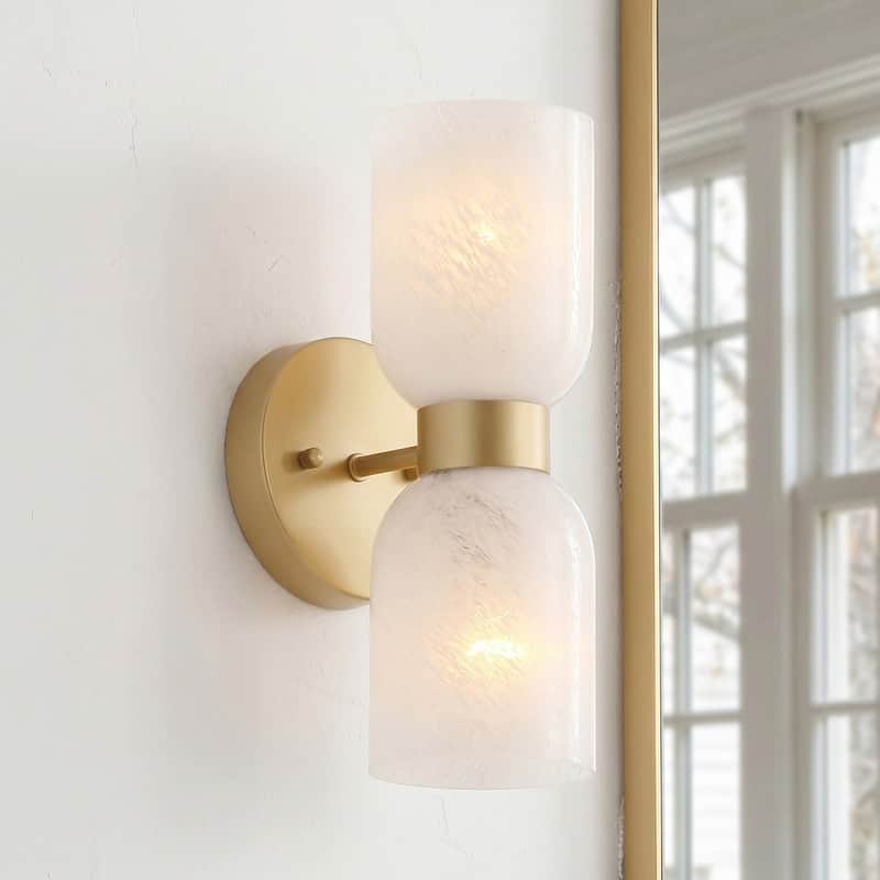 Acroma Mid-Century Modern Wall Sconce - (BGCA)/Satin Brass
