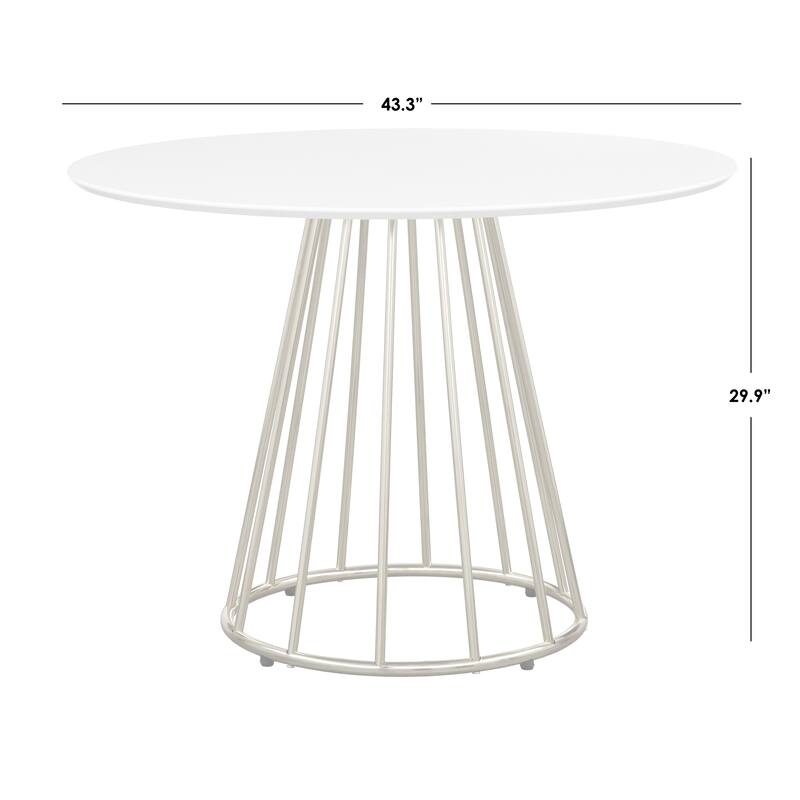 Simple Living Marsai Round Dining Table - 43.3" diameter