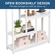 preview thumbnail 10 of 9, Industrial 78.7" Tall Bookcase, 10-shelf Open Display Bookshelf Storage Organizer - 39.37”(L) x 11.8”(D) x 78.74”(H)