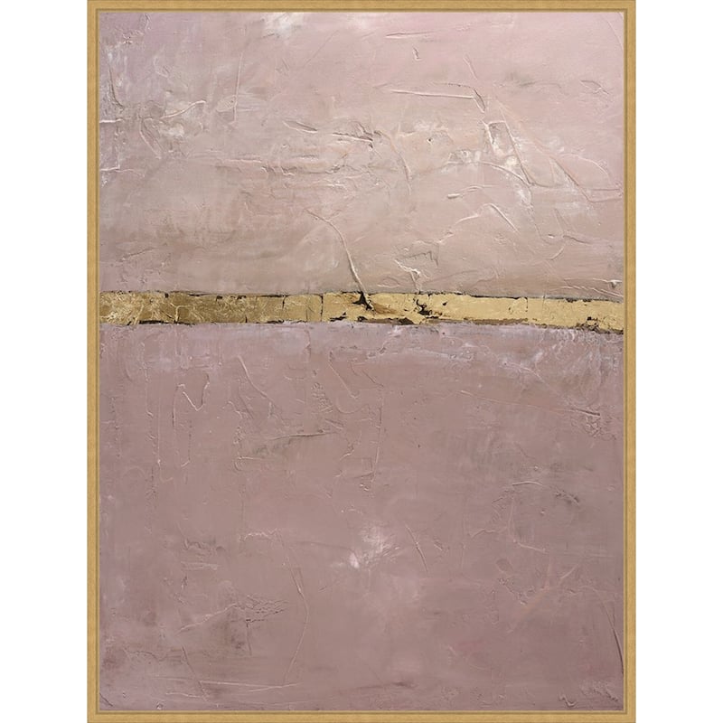 Rituals Rose by Design Fabrikken Framed Canvas Wall Art Print - Sylvie Bright Gold